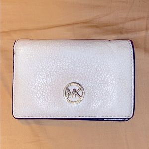 White Michael Kors wallet